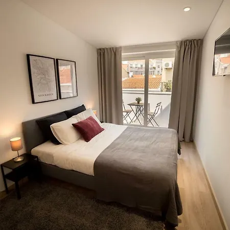 Appartamento ❀ Bistro Townhouse Downtown Lisbon-6rooms W Ac/tv